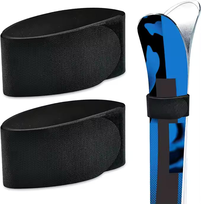 Ski Strap Black 2 Pieces